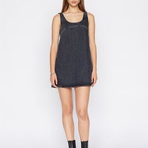 FRAME Micro Flare Denim Dress
